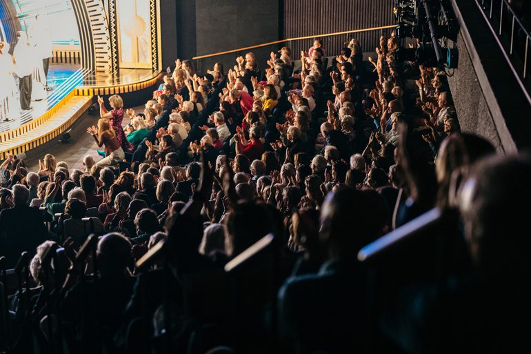 Audiences at Chichester Festival Theatre