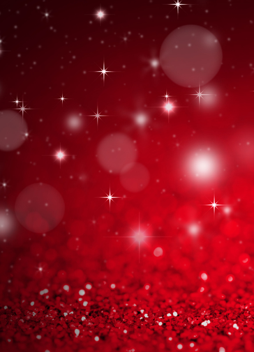 Sparkly red glitter fading to black